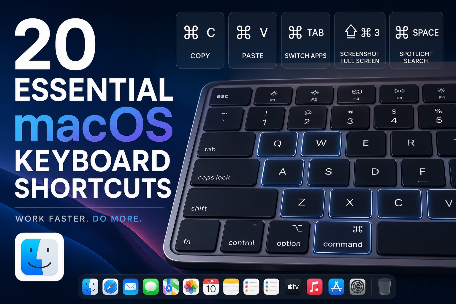 20 Essential macOS Keyboard Shortcuts Every User Should Know