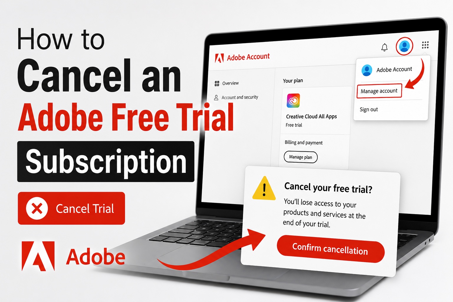 How to Cancel an Adobe Subscription During the Free Trial