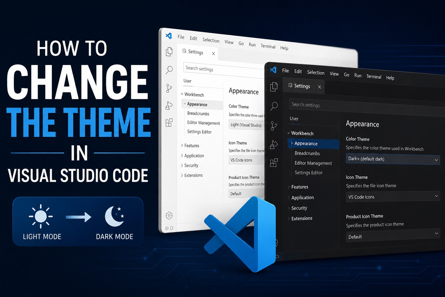 How to Change the Theme in Visual Studio Code