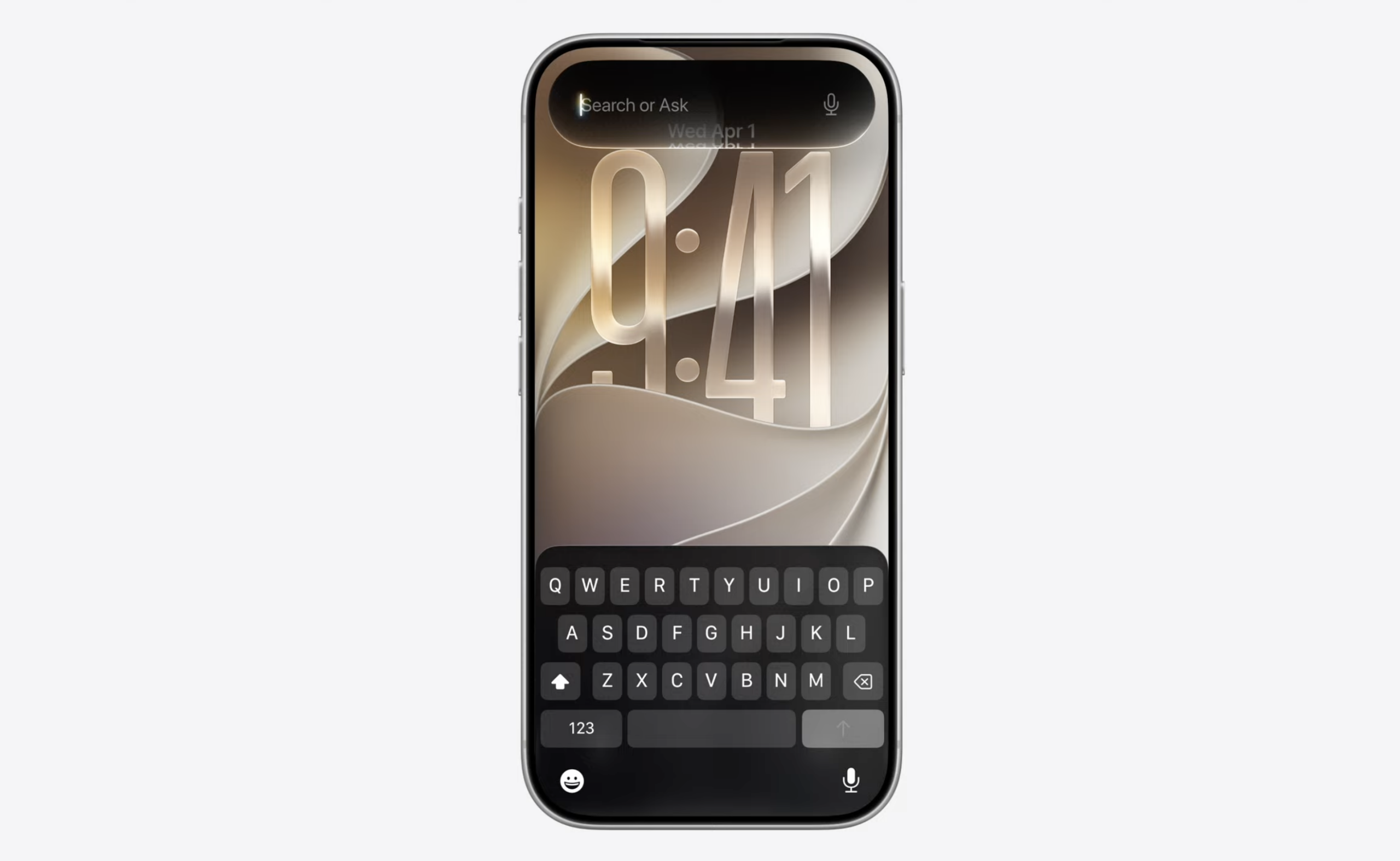 Spotlight search and Siri AI integration shown during WWDC 2026