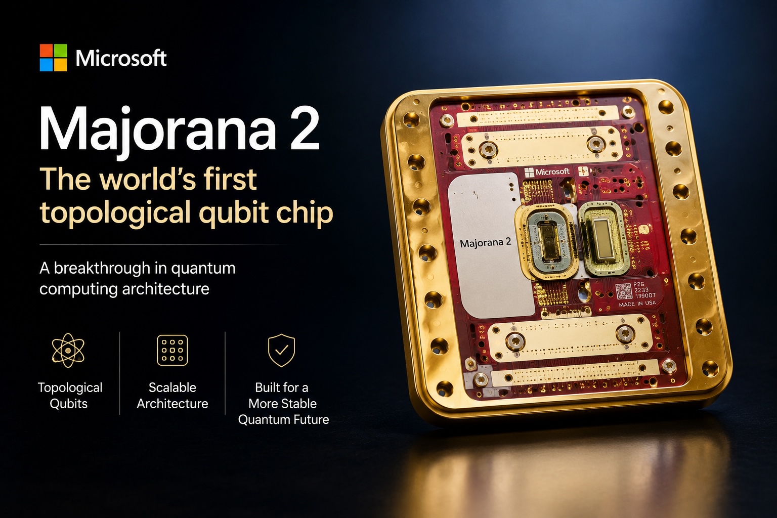 Majorana 2 Quantum Chip